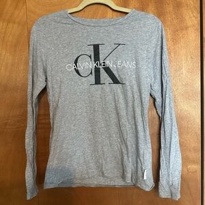 Calvin Klein Jeans Heather Gray Tee